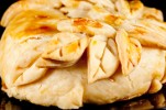 Baked Brie with Hot Pepper Peach Preserves