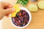 Roasted Blueberry Chipotle Salsa