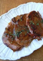 Harvest Apple Cider Glaze Ham Steaks