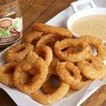 Onion Rings with Sweet fire Ale Aioli