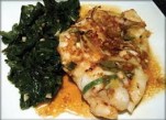 Orange Roughy with Papaya Lime Serrano