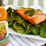 Salmon and Spinach Dish