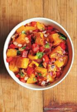 Onion Glaze Pineapple Salsa