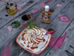 Molten Golden Brie with Apples