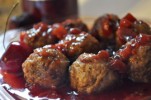 Cherry Pomegranate Habanero Meatballs