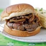 Onion-Smothered Italian Burgers