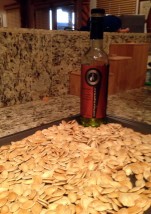 Roasted Garlic Pumpkin Seeds