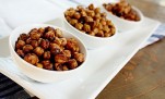 Sriracha, Cilantro and Lime Roasted Chickpeas