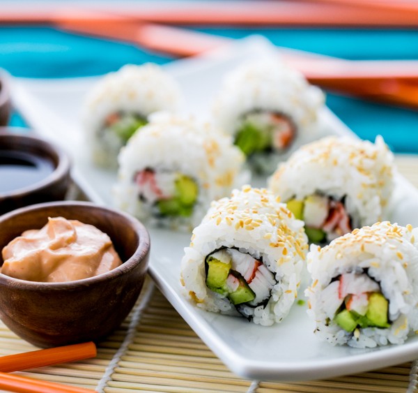 Spicy California Roll - Peppers of Key West