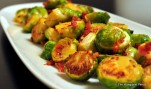 Sriracha Brussels Sprouts with Bacon and Lime