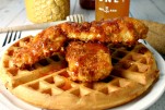 Hot Honey Chicken and Waffles