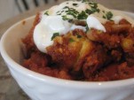 Spicy Chicken Cornbread Chili