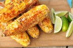 Grilled Ghost Corn on the Cob