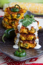 Jalapeno Popper Corn Fritters