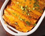 Spicy Cheese and Beef Enchiladas