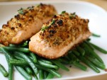 Crunchy Mustard-Baked Salmon