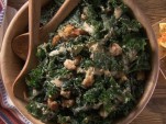 Spicy Kale Caesar Salad