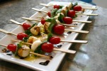 Mini Caprese Salad Skewers