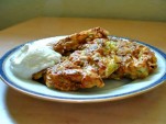 Ghost Chili Zucchini Fritters