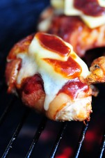 Mango BBQ Chicken with Bacon and Cheddar