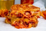 Kimchi and Bacon Grilled Cheese Sandwich