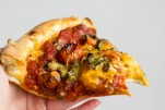 ROASTED VEGETABLE PIZZA WITH GHOST PEPPER SAUCE