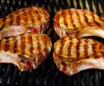 Pineapple Habanero BBQ Pork Chops