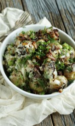 Grilled Potato Salad with Mustard Dressing