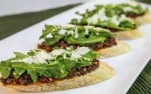 Sundried Tomato Pesto & Arugula Tartine