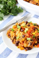 Black Bean and Quinoa Enchilada Bake