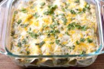 Salsa Verde Chicken Enchiladas