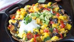 Skillet Breakfast Nachos