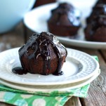 CAYENNE SALTED DOUBLE CHOCOLATE MUFFINS