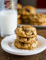 SPICY PEANUT BUTTER OATMEAL CHOCOLATE CHIP COOKIES