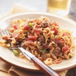 Spicy Spanish Noodles and Ground Beef