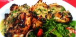 Grilled Chicken Thighs with Tangy Mustard Glaze