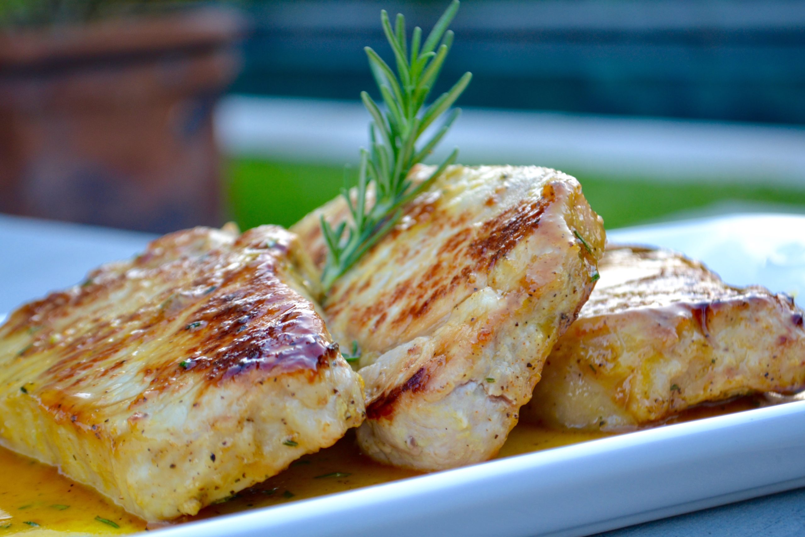 marinade for pork chops rosemary